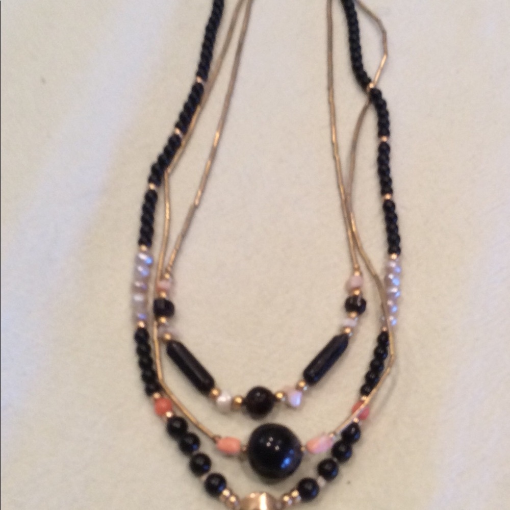 Necklaces, three tiered